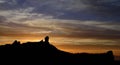 Colorful sunset, Gran canaria Royalty Free Stock Photo