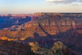 Colorful Sunset at Grand Canyon seen from Mathers Point Royalty Free Stock Photo