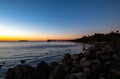 Sunset on the gulf coast of Florida Royalty Free Stock Photo