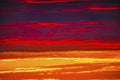 Colorful Sunset Ocean Canon Beach Oregon Royalty Free Stock Photo