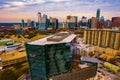 Colorful Sunset over Austin Texas Modern Downtown CItyscape Royalty Free Stock Photo