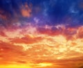 Colorful Sunset Sky Royalty Free Stock Photo
