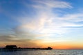 Colorful Sunset in Southwest Florida Royalty Free Stock Photo