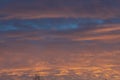 Colorful sunset twilight sky Royalty Free Stock Photo