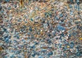 Colorful surface of collapsing, corrosive concrete wall.Texture, old plate background Royalty Free Stock Photo