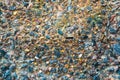 Colorful surface of collapsing, corrosive concrete wall.Texture, old plate background