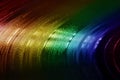 Colorful Old Vinyl Record Texture Royalty Free Stock Photo