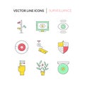 Colorful Surveillance icons