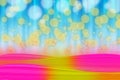 Colorful swath abstract