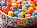 Colorful sweet candy background Royalty Free Stock Photo