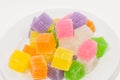 Colorful sweetness jelly candy . Royalty Free Stock Photo