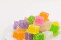 Colorful sweetness jelly candy . Royalty Free Stock Photo