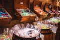 Colorful sweets in a candy shop, Italy