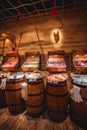 Colorful sweets in a candy shop, Italy