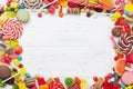 Colorful sweets. Lollipops and candies Royalty Free Stock Photo