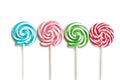 Colorful swirl lollipop