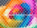 Colorful swirl rainbow polygon background or vector frame Royalty Free Stock Photo