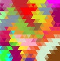 Colorful swirl rainbow polygon background or vector frame. Royalty Free Stock Photo