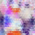 Colorful swirl rainbow polygon background or vector frame. Royalty Free Stock Photo