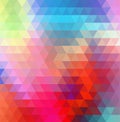 Colorful swirl rainbow polygon background or vector frame. Royalty Free Stock Photo