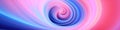 A colorful swirl is seen in this image. Generative AI image.