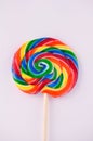 Colorful Swirled Lollipop