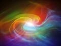 Colorful swirling abstract light pattern with vibrant rainbow hues Royalty Free Stock Photo
