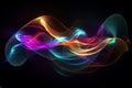 colorful swirls, AI generated Royalty Free Stock Photo