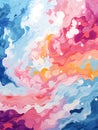 A Colorful Swirls Of Paint Royalty Free Stock Photo