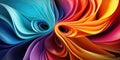 a colorful swirly paper