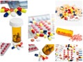 Colorful tablets with capsules