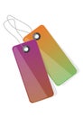 Colorful tags vector
