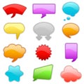 Colorful talk bubbles Royalty Free Stock Photo