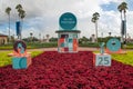 Colorful Taste of Epcot International Food $ Wine Festival sign at Epcot at Epcot 50