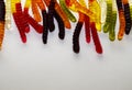 Colorful tasty gummy candies Royalty Free Stock Photo