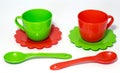 Colorful tea-set toy