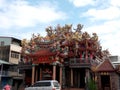 Colorful temple roof, in Taiwan