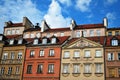 Colorful tenement houses Royalty Free Stock Photo