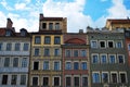 Colorful tenement houses Royalty Free Stock Photo