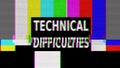 Moshed technical difficulties distortion colorful Royalty Free Stock Photo