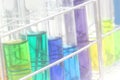 Colorful test tube, Chemical, Science, Laboratory, Royalty Free Stock Photo