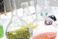 Colorful test tube, Chemical, Science, Laboratory, Royalty Free Stock Photo