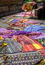 Colorful textiles