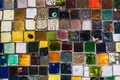 Colorful textured urban mosaic background Royalty Free Stock Photo