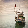 Colorful Thai Fishing Boat Royalty Free Stock Photo