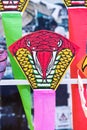 Colorful Thai kite Royalty Free Stock Photo