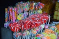 Colorful thai lollipop in thai market