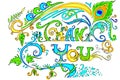 Colorful Thank You Card