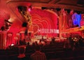 Colorful Theater Interior for Musical `Moulin Rouge!' in NYC, 2021