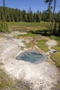 Colorful Thermal Pool in the Wilderness